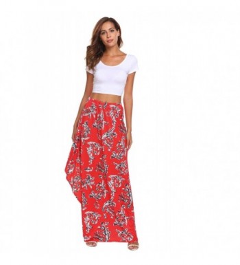 Chigant Womens Floral Printed Skirts