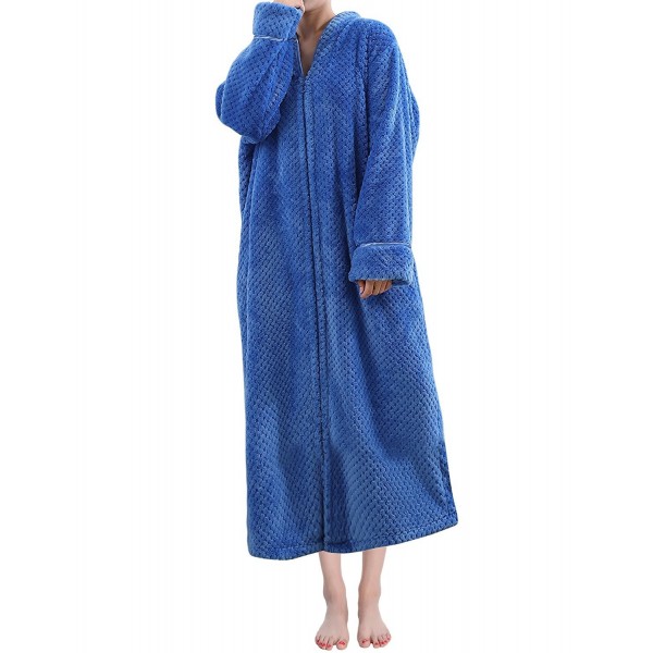 LAPAYA Womens Fleece Length Bathrobe