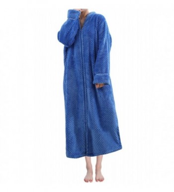 LAPAYA Womens Fleece Length Bathrobe