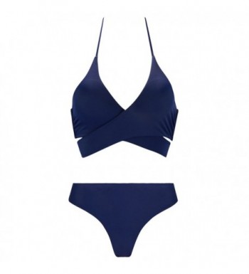 stripsky Brazilian Swimsuit Blue XL