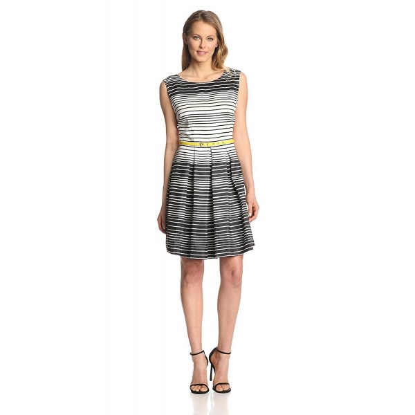 Julian Taylor Womens Sleeveless Belted