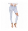 Vibrant Shopglamla Distressed Skinny Jeans