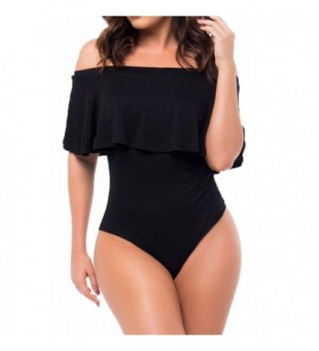 Dasbayla Boyfriend Shoulder Bodysuit Leotard