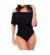 Dasbayla Boyfriend Shoulder Bodysuit Leotard