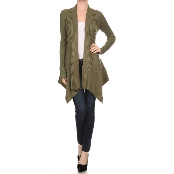 ReneeC Womens Classic Asymmetric Cardigan