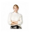 Maison Jules Womens Mock Turtleneck Sweater