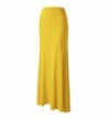 JOELLYUS Flared Floor Length Yellow