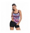 REKITA Gorgeous Stripes Tankini Muliticolor