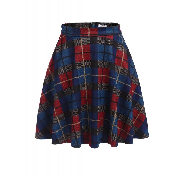 HOTOUCH Womens Waisted Check Print