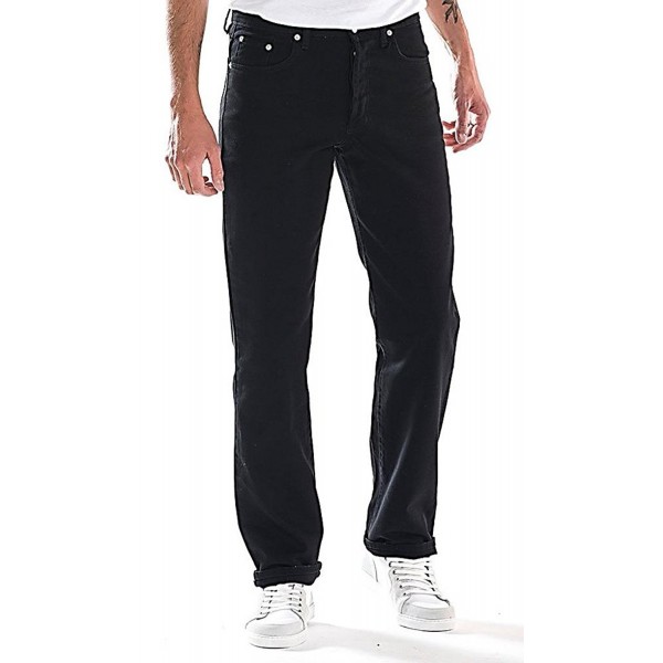 Full Blue Mens Black Jeans