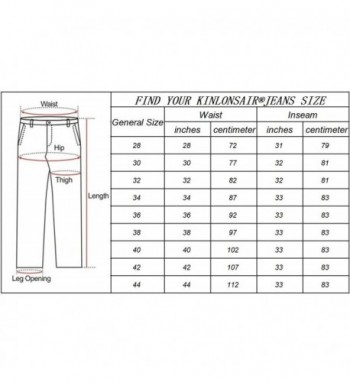 Men's Skinny Slim Fit Stretch Comfy Fashion Straight Leg Denim Jeans ...