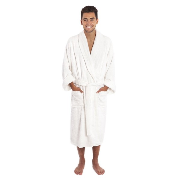 Luxury Collar Toweling Bathrobe Cotton