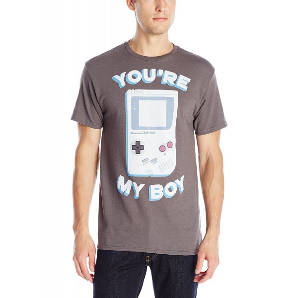 Nintendo Gameboy Sleeve T Shirt Charcoal