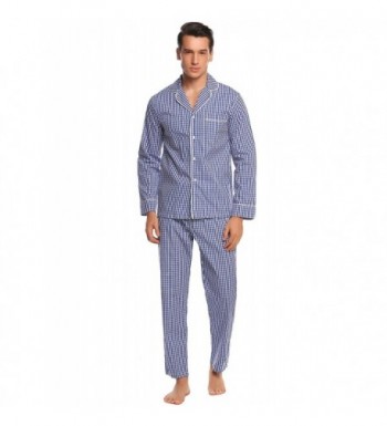 Ekouaer Pajama Pants Sleepwear Blue