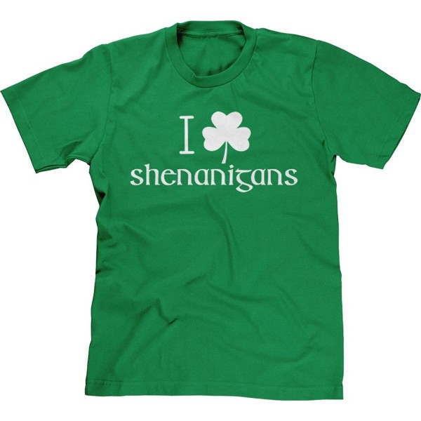 Blittzen Mens Shamrock Shenanigans Green