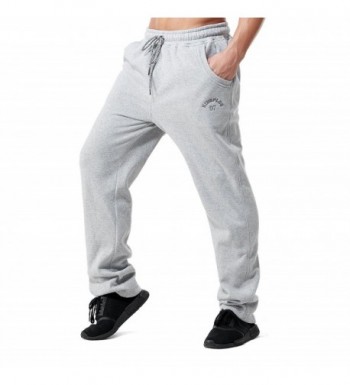 KingPlus Fleece Bottom Sweatpants Lightgray