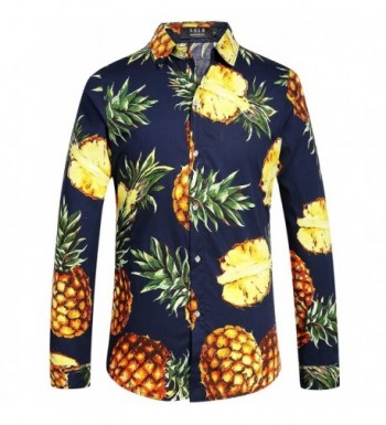 pineapple button down shirt