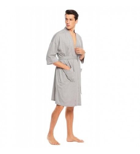 Aimado Bathrobe Lightweight Loungewear Charcoal