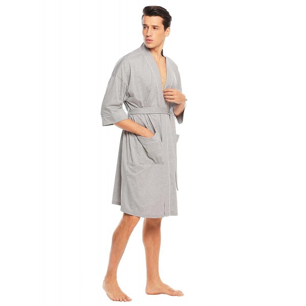 Aimado Bathrobe Lightweight Loungewear Charcoal