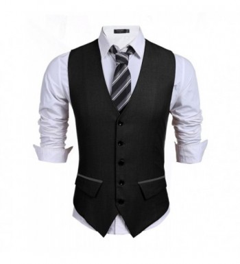 Coofandy Casual Skinny Wedding Waistcoat