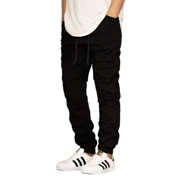 Victorious Black Twill Crotch Jogger