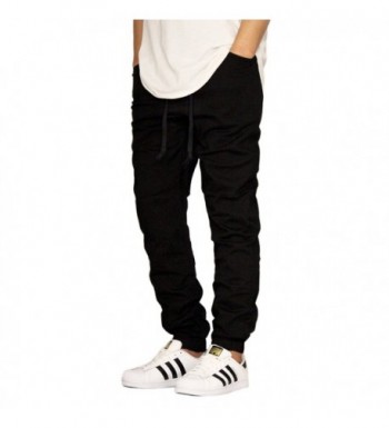 Victorious Black Twill Crotch Jogger