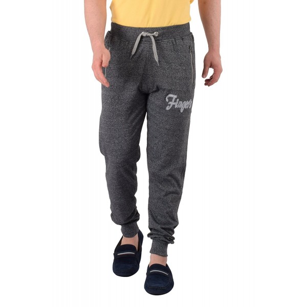 Cotton Running Jogger Zipper Pockets
