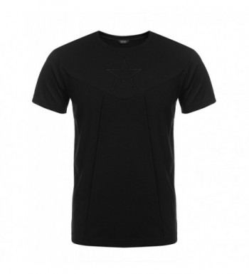 COOFANDY Fashion Sleeve Patchwork T Shirt