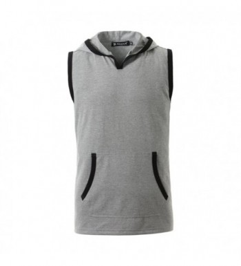 Allegra Sleeveless Kangaroo Pocket Hooded