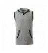 Allegra Sleeveless Kangaroo Pocket Hooded