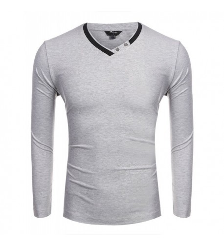 Coofandy Casual Sleeve Solid Pullover