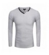 Coofandy Casual Sleeve Solid Pullover
