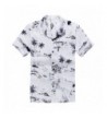 Mens Hawaiian Shirt Aloha White