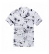 Mens Hawaiian Shirt Aloha White