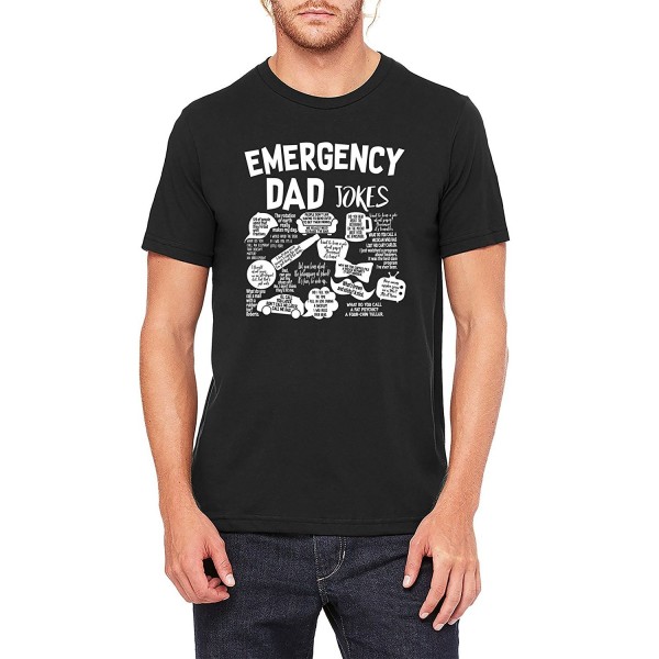 Tee Mens Emergency Jokes TEE 0078 XL Black