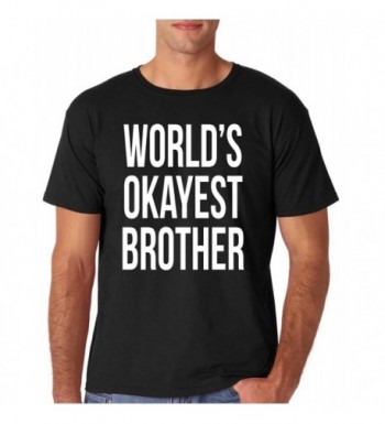 Adult Worlds Okayest Brother Shirt