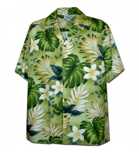 Tropical Monstera Hawaiian Shirt Green