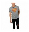 Comics Superman Ringer Charcoal Small