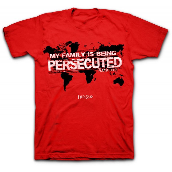 Persecuted Church Tee Red Christian