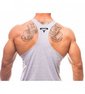 Iwearit Athletic Cut Muscle Tanktop 3000 Large Grey