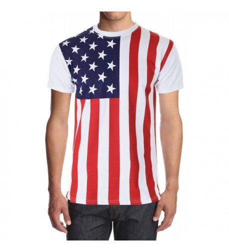 American Flag Solid Shirt Small