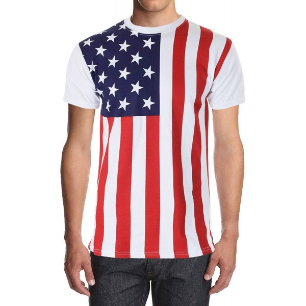 American Flag Solid Shirt Small