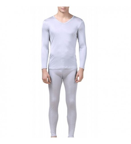 Fashion Silk Thermal Underwear Mulberry