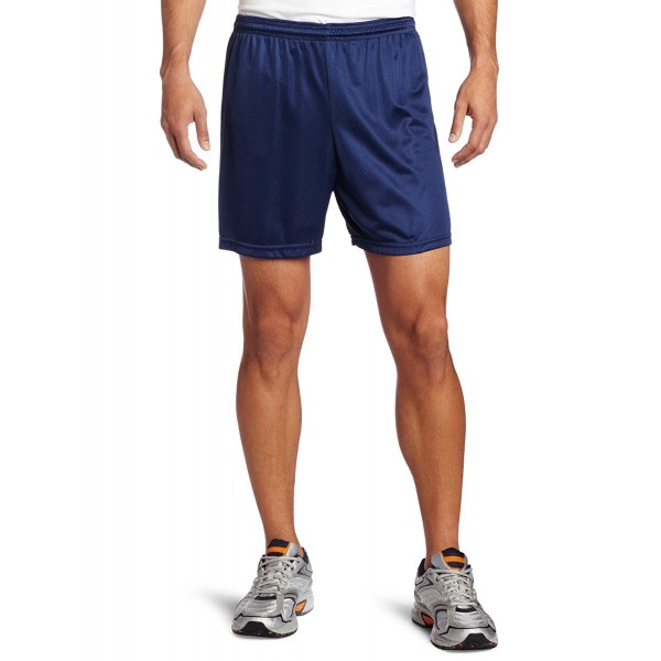 Men's Nylon Mini-Mesh Short - Navy - C7114XZI9NP