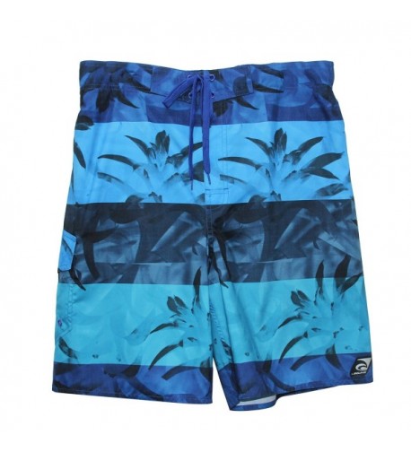 Laguna Floral Pattern Boardshorts Drawcord