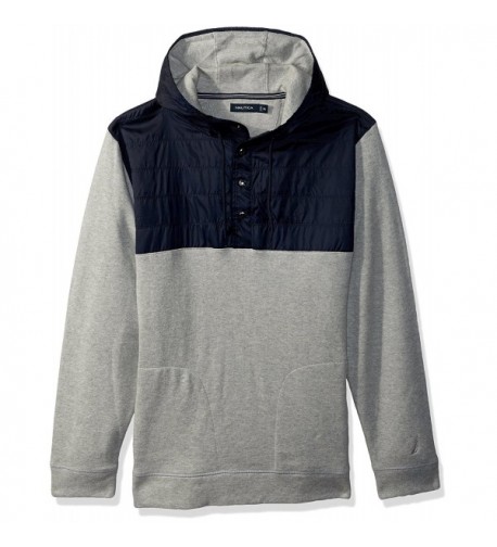 Nautica Sleeve French Pullover Heather