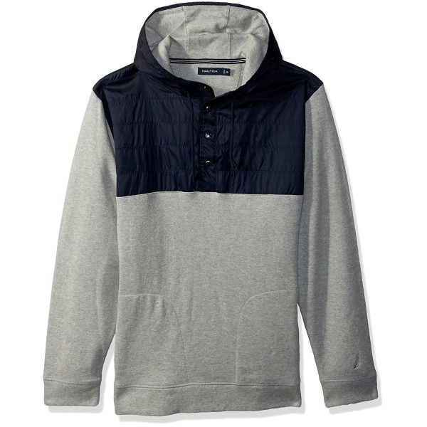 Nautica Sleeve French Pullover Heather