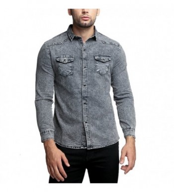 OA Mens Western Denim Shirt