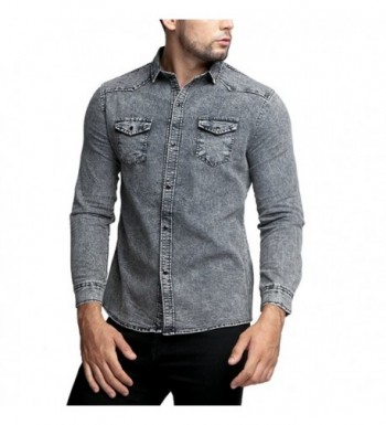 2018 New Men's Casual Button-Down Shirts Outlet Online