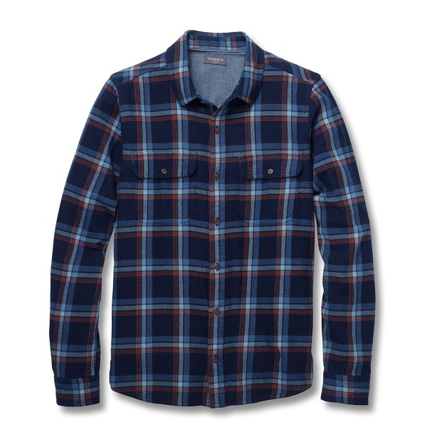 Toad Co Indigo Flannel Mahogany